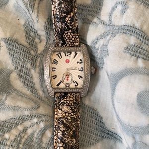 Michele watch with 1.22tcw of diamonds Swiss made sapphire crystal face